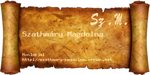 Szathmáry Magdolna névjegykártya